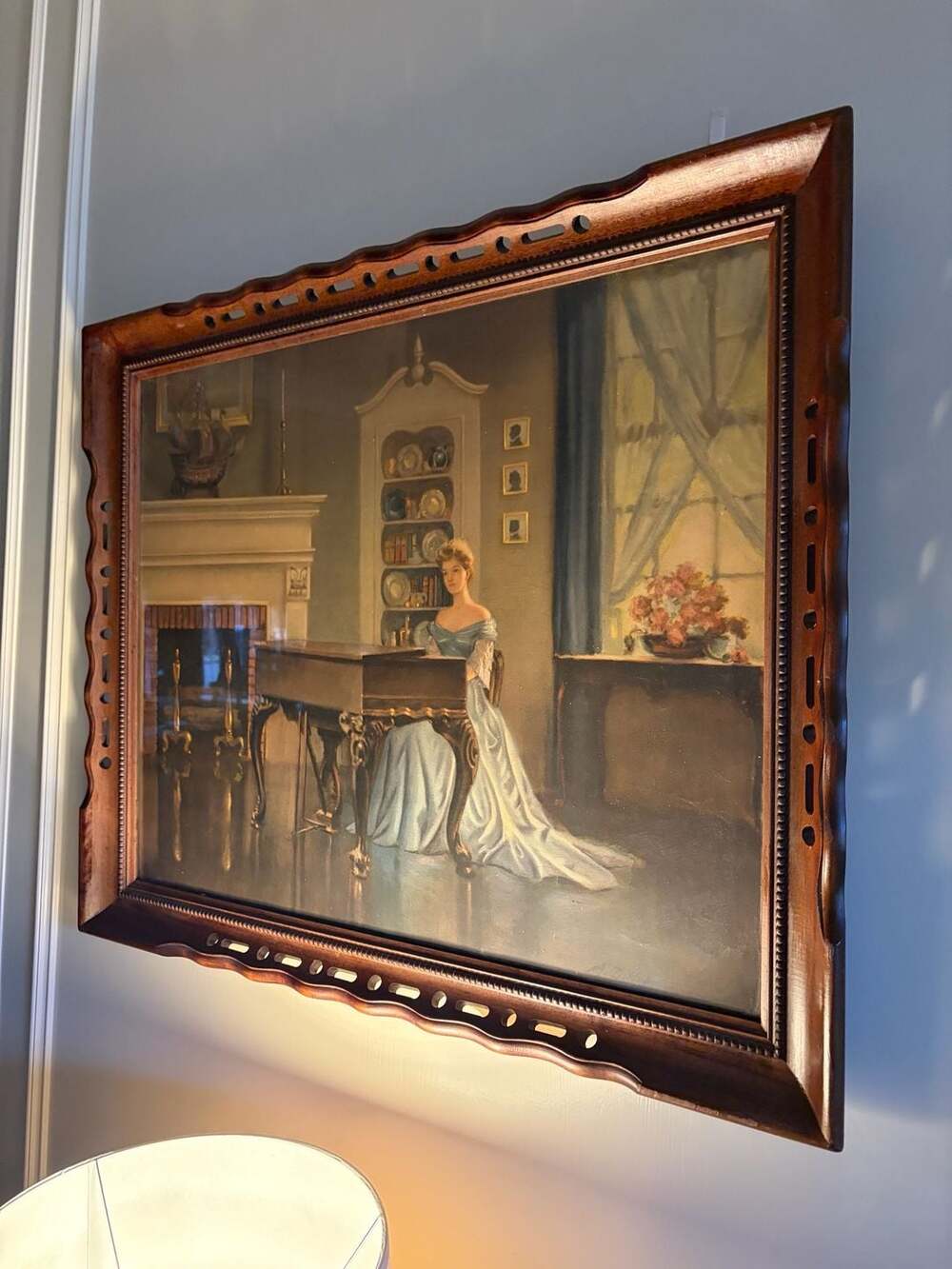 M. Ditlef Song of Love Print Framed Art 24x20""